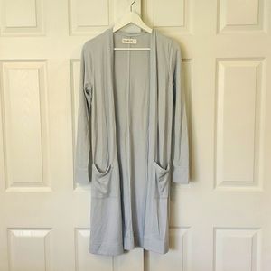 Soft Ambercrombie & Fitch cozy duster sweater. Pale blue Small